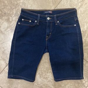Dark Wash Levi’s Shorts